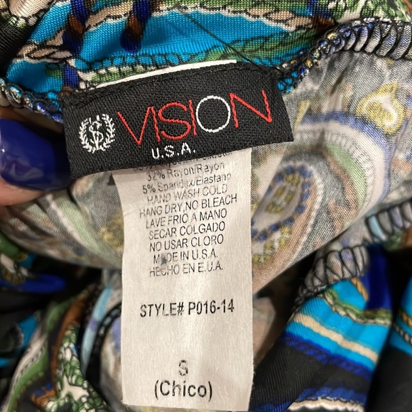 Vision wide leg pants. Size small. - Picture 2 of 2